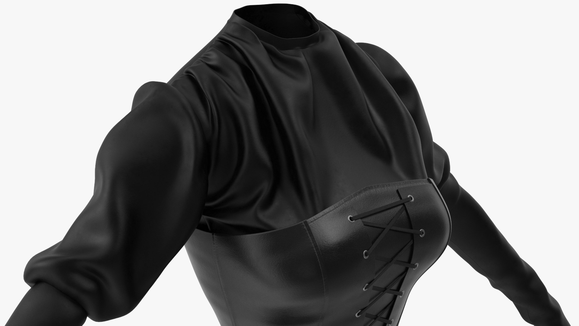 Blouse with Corset Leather 3D model https://p.turbosquid.com/ts-thumb/S0/jwHf18/Un/angles_06/jpg/1694609194/1920x1080/fit_q87/da096b9bd491e59807d9618fdb466622285bc164/angles_06.jpg