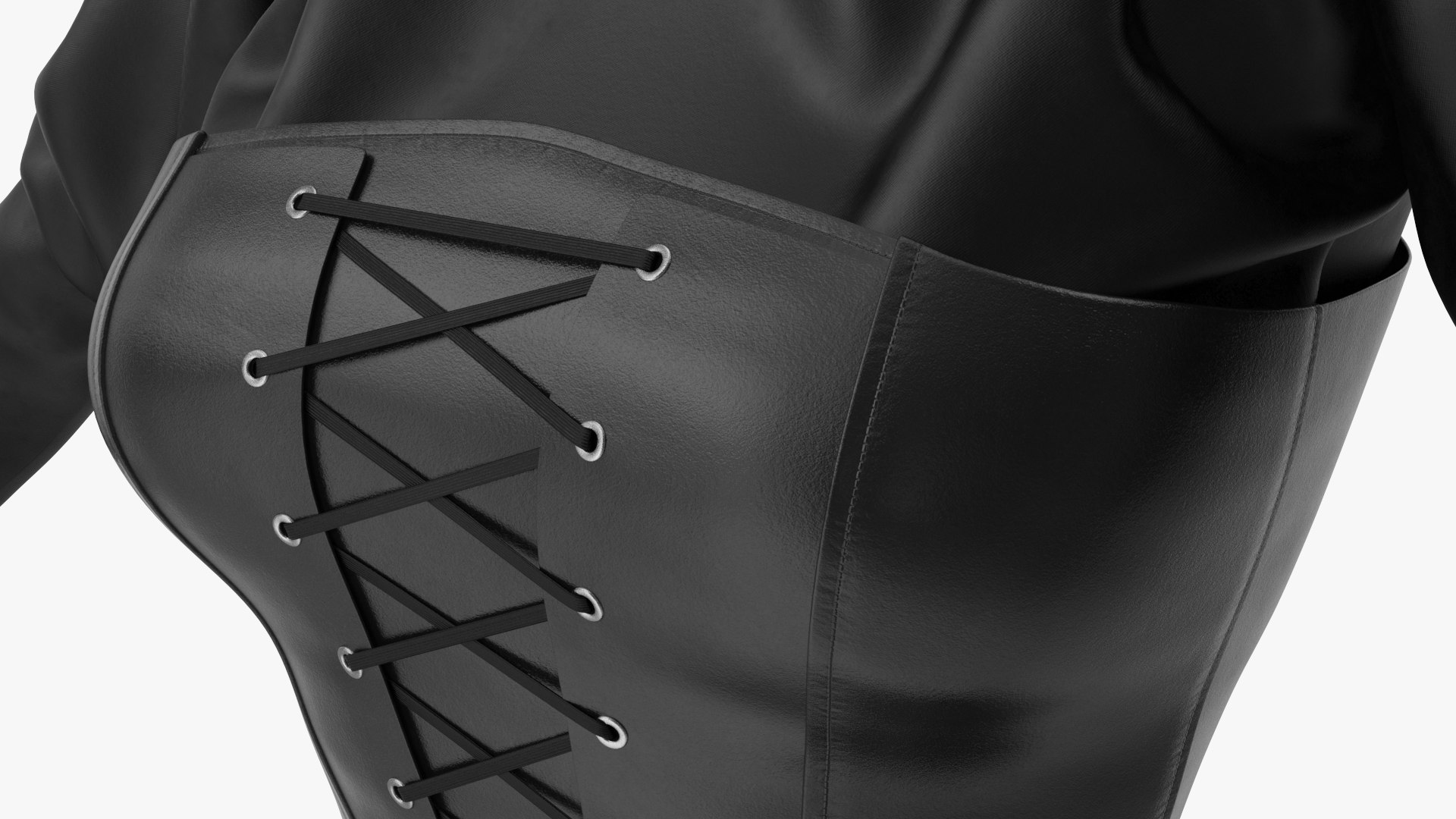 Blouse with Corset Leather 3D model https://p.turbosquid.com/ts-thumb/S0/jwHf18/hN/angles_09/jpg/1694609195/1920x1080/fit_q87/cf18b55234b476ac752bd6f161df2beec678ed35/angles_09.jpg