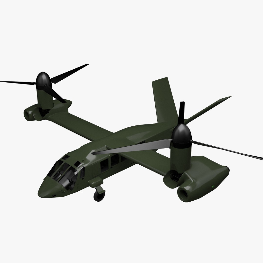 Tiltrotor Bell 3d Max