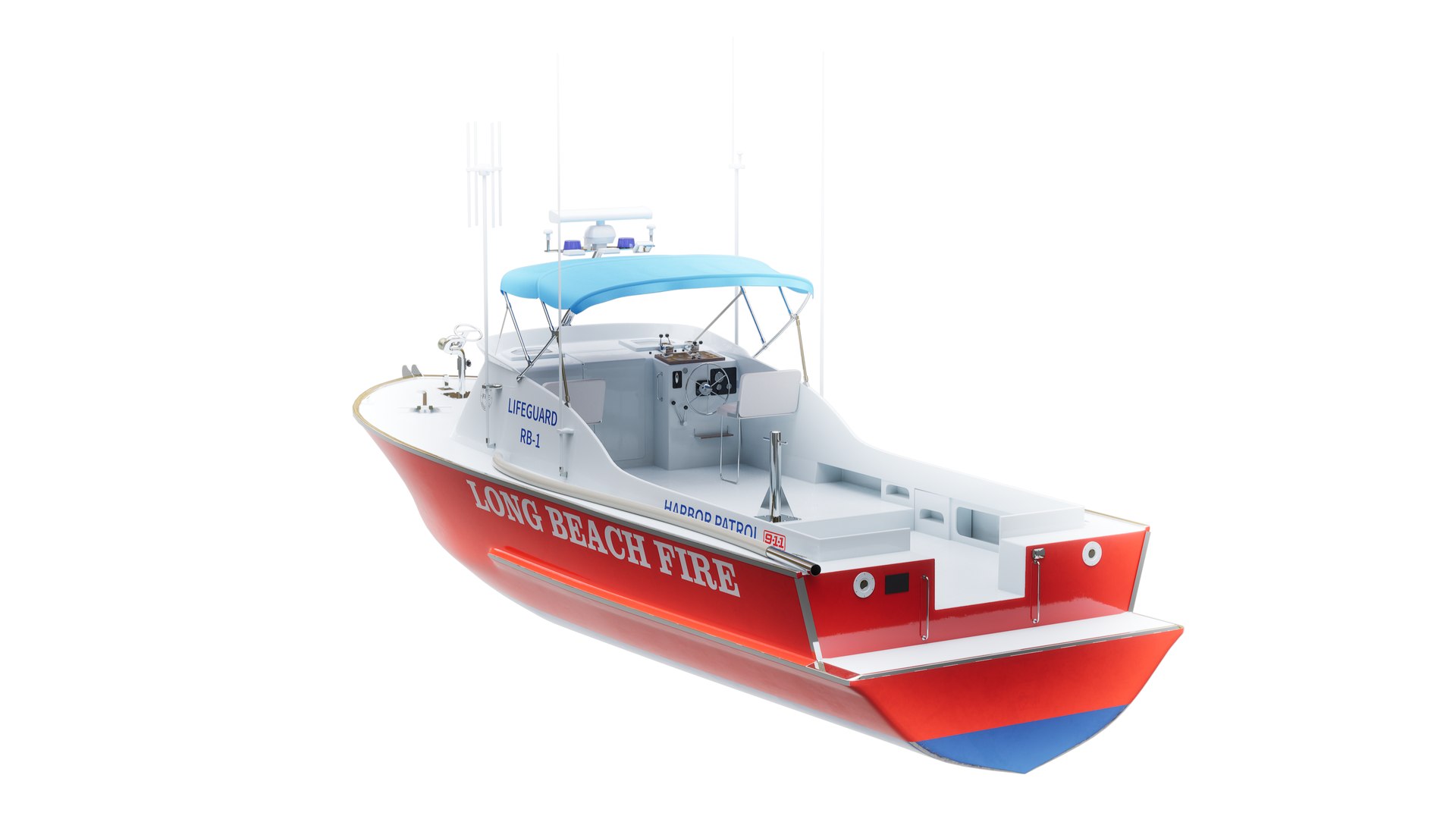 3D Rescue Boat - TurboSquid 2216090