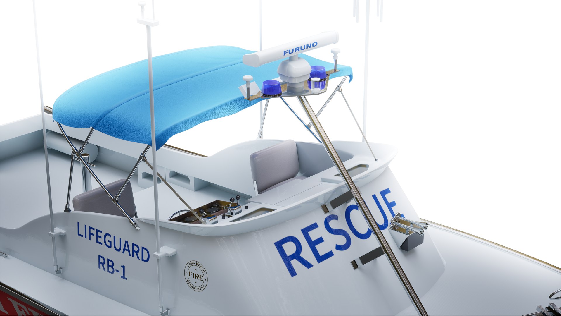 3D Rescue Boat - TurboSquid 2216090