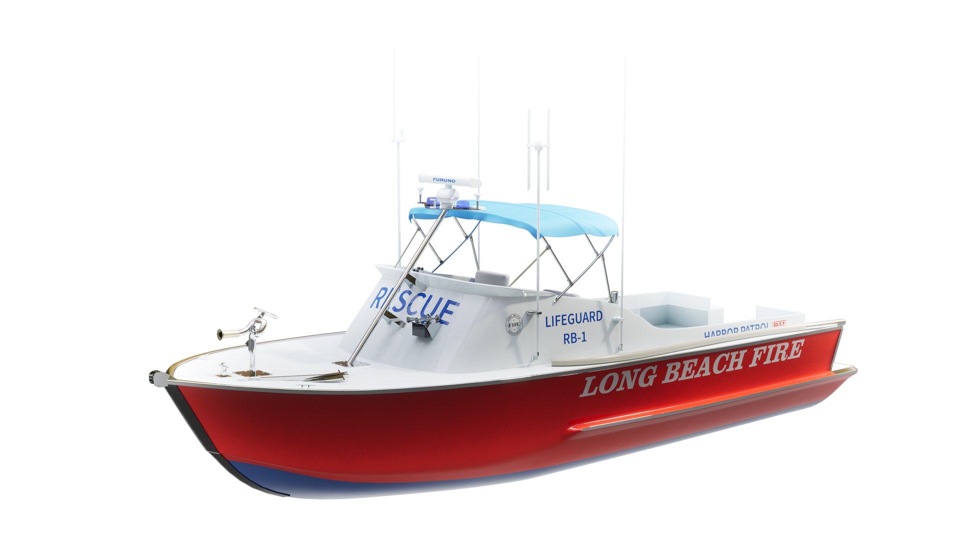 3D Rescue Boat - TurboSquid 2216090