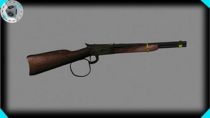 3d model of movie gun