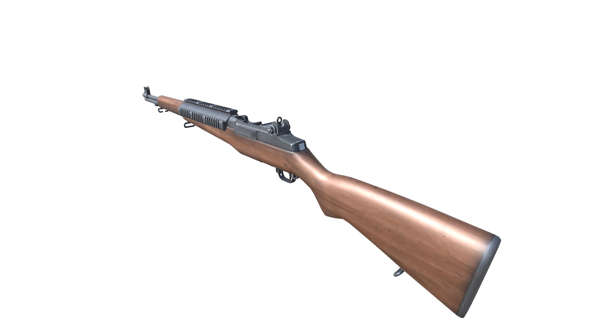 25-AssaultRifleM1Garand-gun Model 3d Game Ready Model Low-poly 3D Model ...