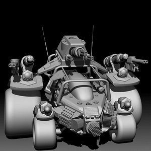 vehicle asset 3D model