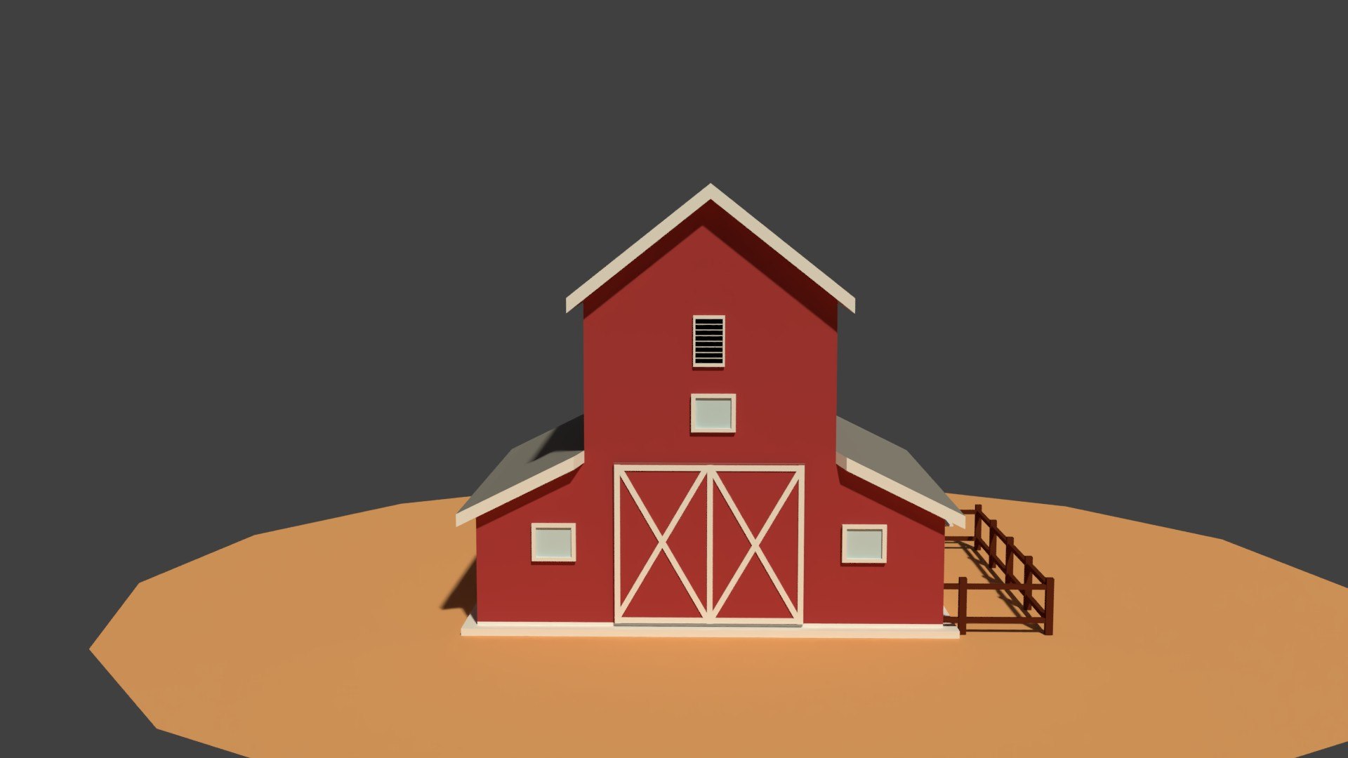 3D cartoony granary - TurboSquid 1219169