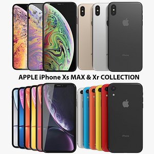 realistic apple iphone xs 3D