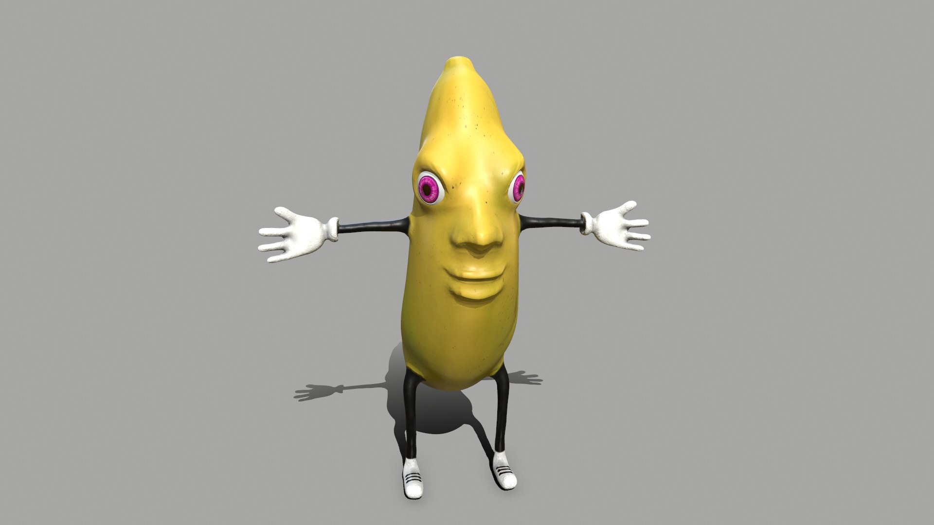 Banana 3D Model - TurboSquid 1606612