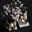 Set    Magnolia and Vases