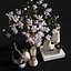 Set    Magnolia and Vases