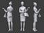 people pack casual 3d model