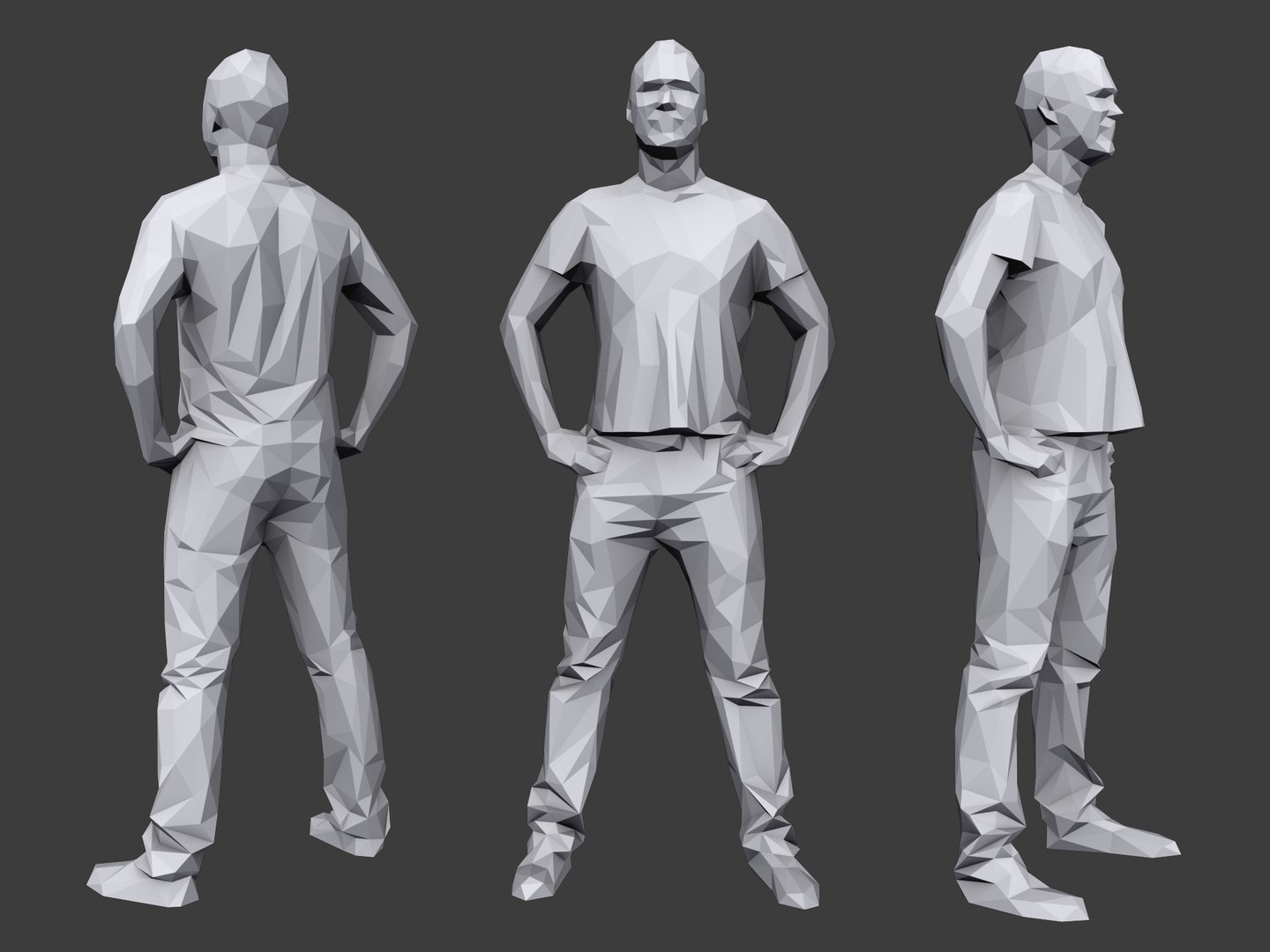 People Pack Casual 3d Model