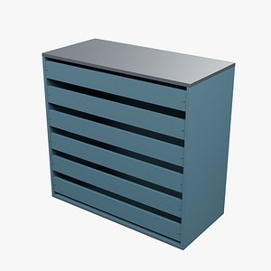 Steel Equipment Housing with Wide Louvers - 1260 x 600 x 1200 mm