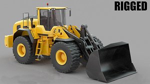 Large Wheel Loader rigged