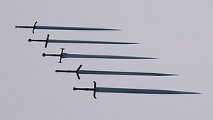 3D long swords