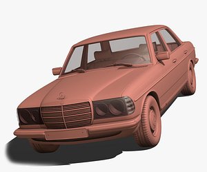 3d model mercedes-benz w123