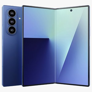 3D model Samsung Galaxy Z Fold 7