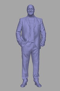3D scanned person background