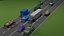 Set mit 10 Low-Poly-Autos