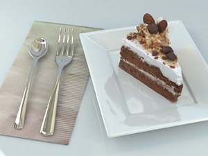 3D chocolate cake
