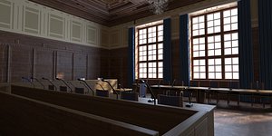 3D model court room