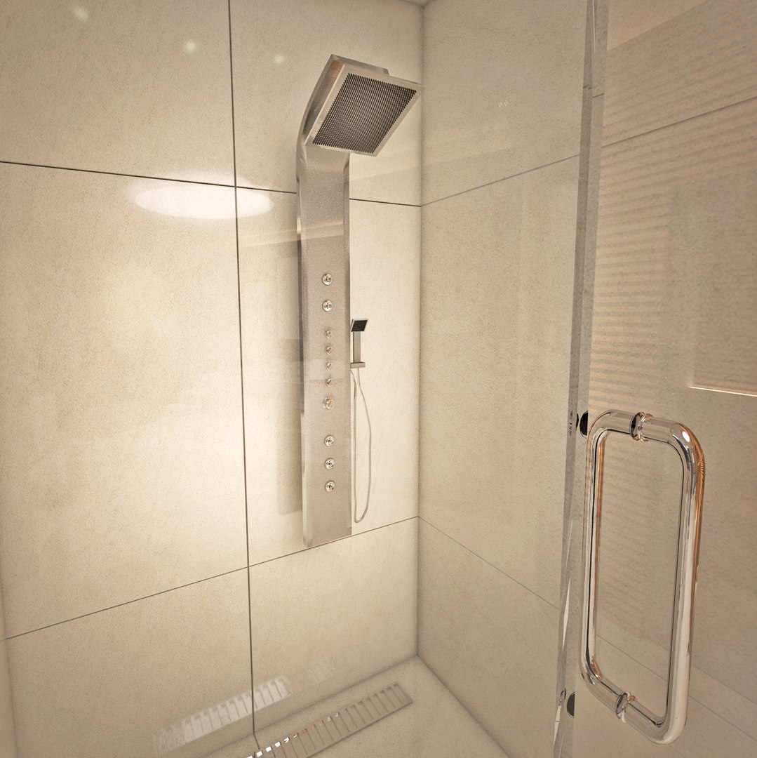 3d Shower Panel Model
