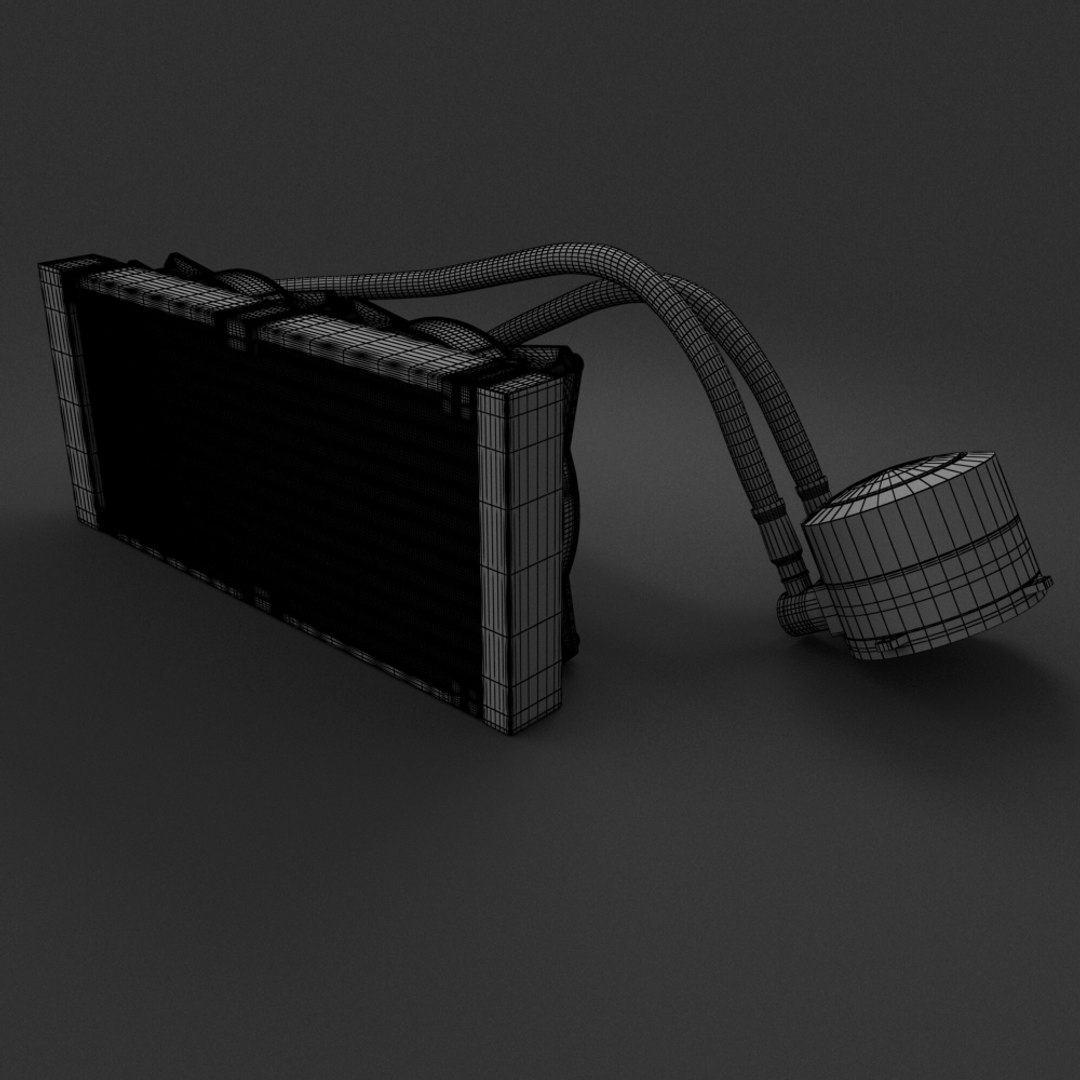 Water Liquid Cooling 3D Model TurboSquid 1491762