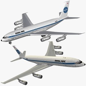 Boeing 707-300 Pan Am 1970s-1980s Livery