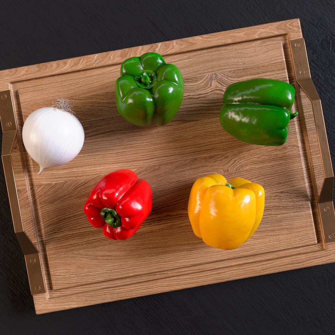 3D Bell Pepper Model - TurboSquid 1476669