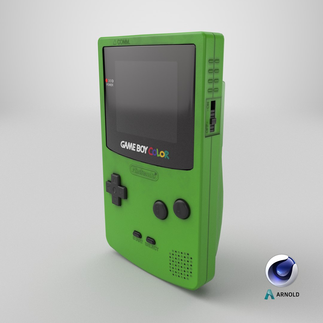 3D Nintendo Game Boy Color - Green model https://p.turbosquid.com/ts-thumb/S1/p9rRms/9S/stemcell_cinema_4d_arnold_render/png/1705336075/1920x1080/fit_q87/ee8ce4a90170672d31d2485ec152d83193875cfa/stemcell_cinema_4d_arnold_render.jpg