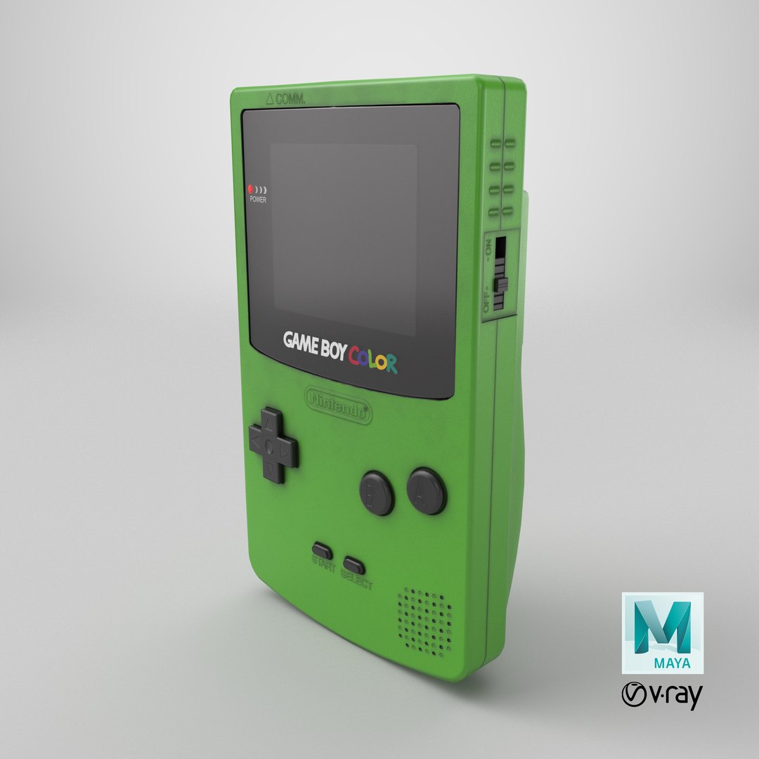 3D Nintendo Game Boy Color - Green model https://p.turbosquid.com/ts-thumb/S1/p9rRms/Nc/stemcell_maya_vray_render/png/1705336073/1920x1080/fit_q87/c3bf4c0be1e28e7aee885dac28d3ac8985c558af/stemcell_maya_vray_render.jpg