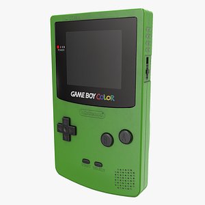 modelo 3d GBC Game boy color en cuatro colores modelo 3d - TurboSquid  2104015