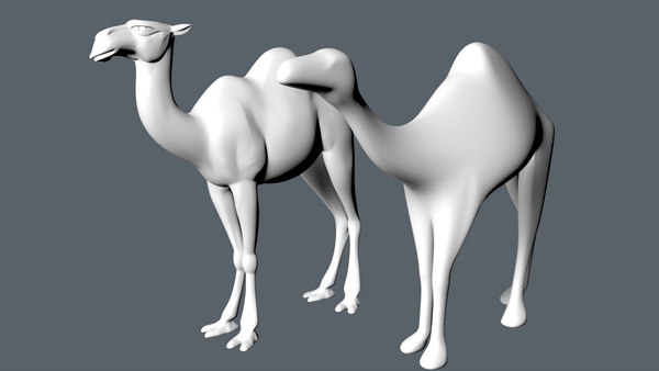 3d model of camel