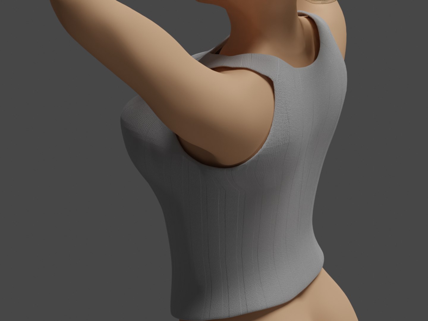 Free Tops Sleeveless 3D Model - TurboSquid 1434058