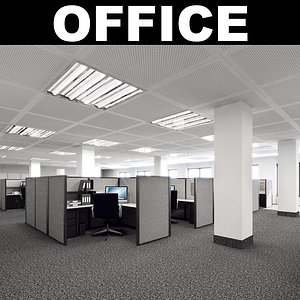 office 1 3d model