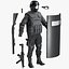 3D uniform swat equipment model
