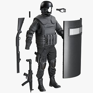 SWAT Uniform With Equipment