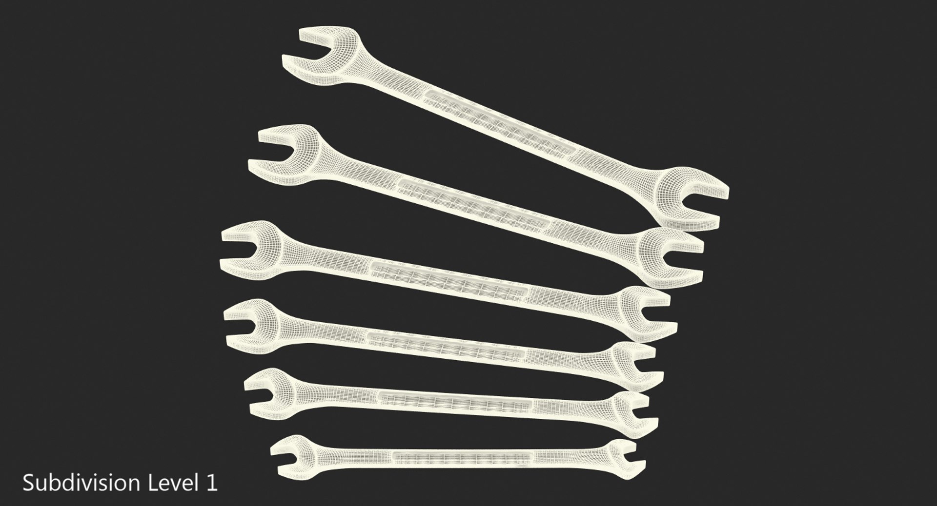3D facom open end spanner model https://p.turbosquid.com/ts-thumb/S2/1vMVVA/5RiqpOMm/facomopenendspannersetvray3dmodel010/jpg/1560794321/1920x1080/fit_q87/551af52b07652afb11360b9b49ca7c8dd0d3906b/facomopenendspannersetvray3dmodel010.jpg