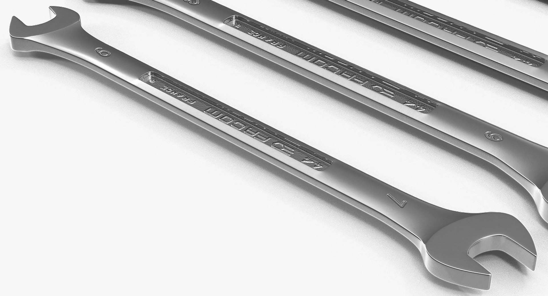 3D facom open end spanner model https://p.turbosquid.com/ts-thumb/S2/1vMVVA/dq25UwFA/facomopenendspannersetvray3dmodel007/jpg/1560794313/1920x1080/fit_q87/1925bc2ca11292924a7d49e1667ab37a3c35f666/facomopenendspannersetvray3dmodel007.jpg