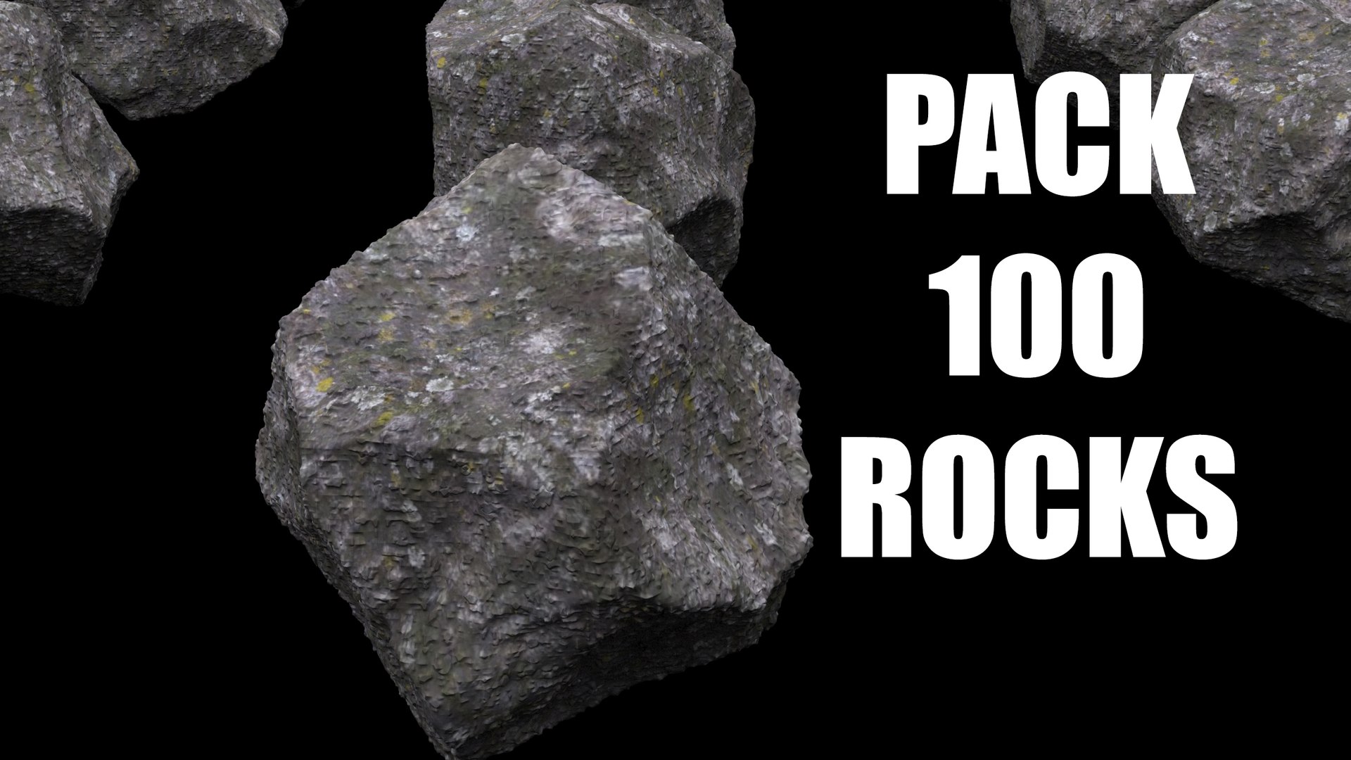 3D Pack Of Rocks Model - TurboSquid 2032905