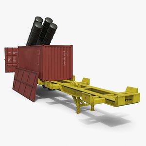 Trailer Mounted Missile Launcher in Combat Mode