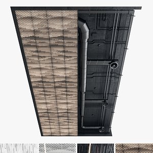 Decorative Ceiling set 02 3D