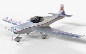 3D model Fusion 212 aircraft for Game Ready and Cinematic