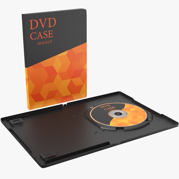 3D DVD Case Opened And Closed