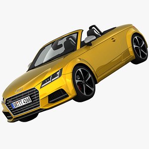 3d max audi tts roadster sports