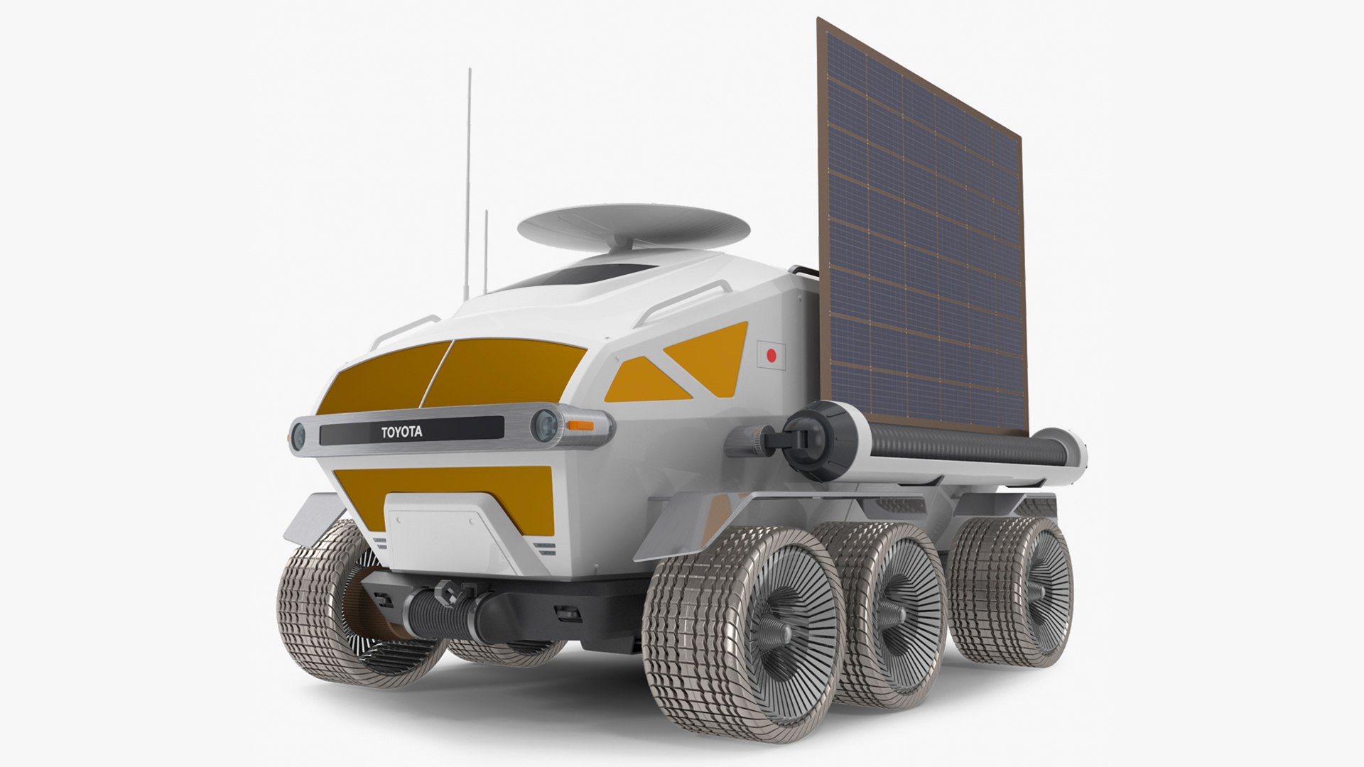 Luna Cruiser Toyota Rigged 3D model preview