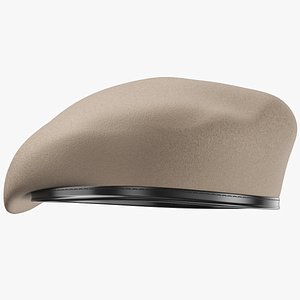 Tan Military Beret