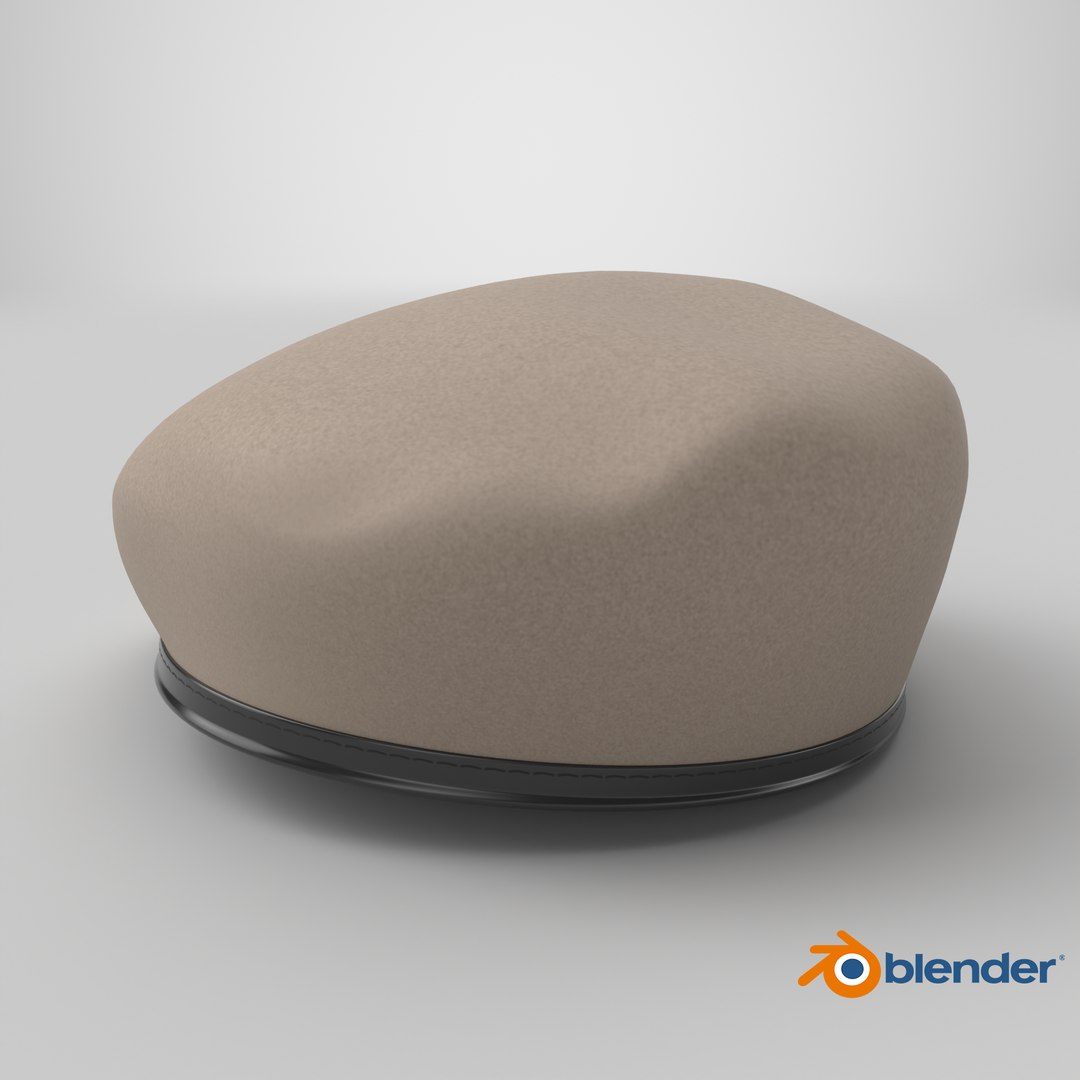 Tan Military Beret 3D https://p.turbosquid.com/ts-thumb/S2/PM41Bn/Rp/stemcell_blender_cycles_render/png/1738002042/1920x1080/fit_q87/b5b9c0ce93dd56aca5e35a402f489c99c5db5c5e/stemcell_blender_cycles_render.jpg