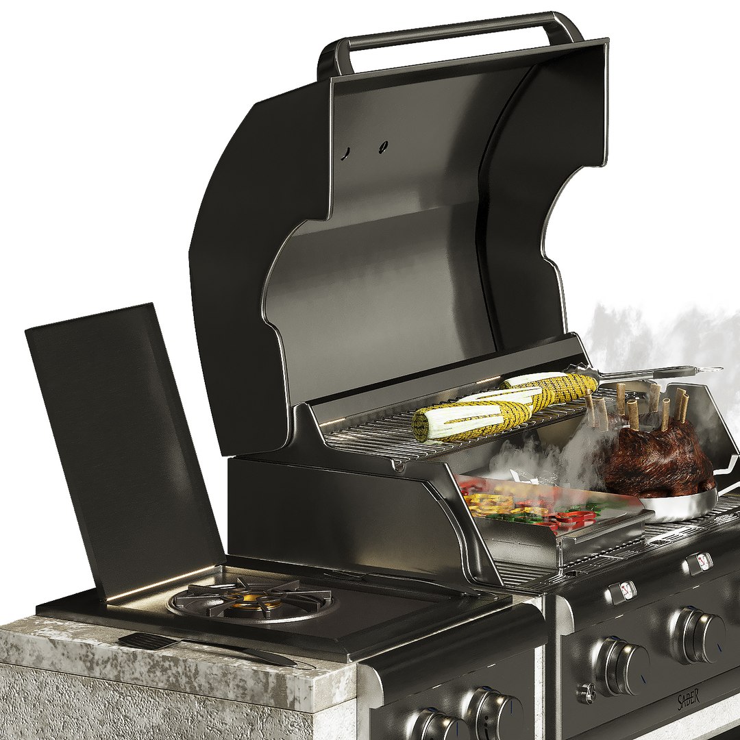 Grill Saber 3D Model TurboSquid 1492686