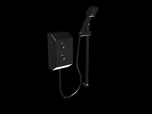 3d model shower